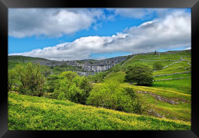 Malham Cove Framed Print by Darren Galpin