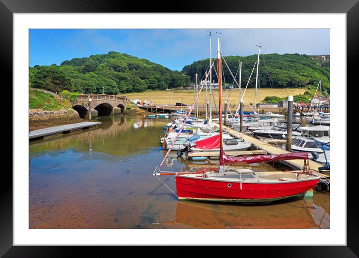 Axmouth Harbour Framed Mounted Print by Darren Galpin