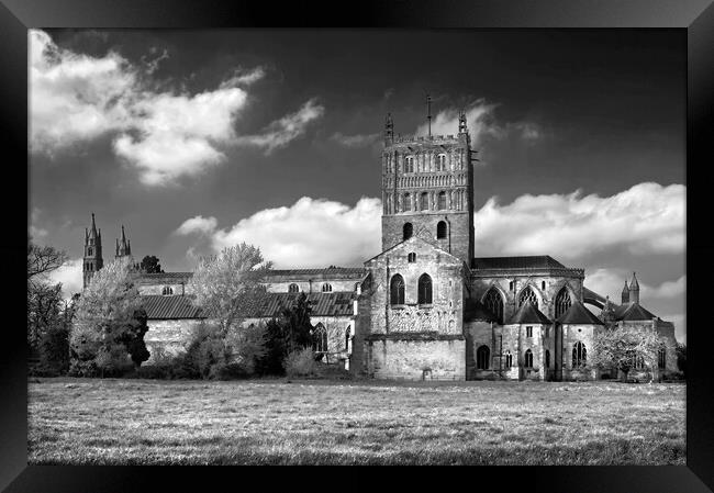 Tewkesbury Abbey Framed Print by Darren Galpin