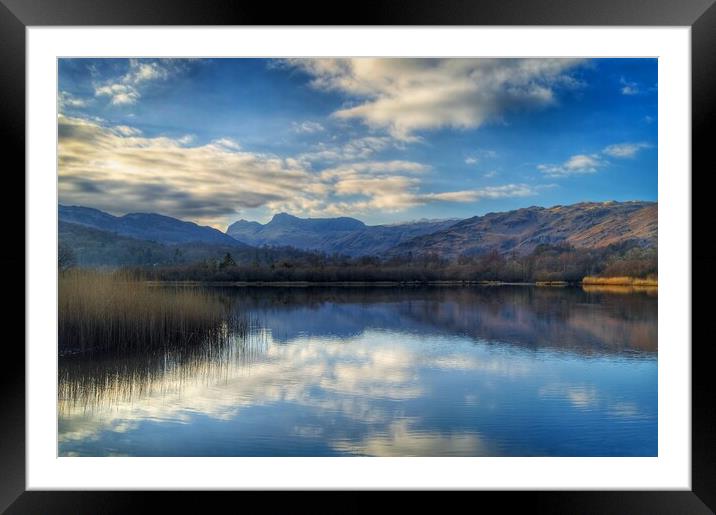 Elter Water Sunset Framed Mounted Print by Darren Galpin