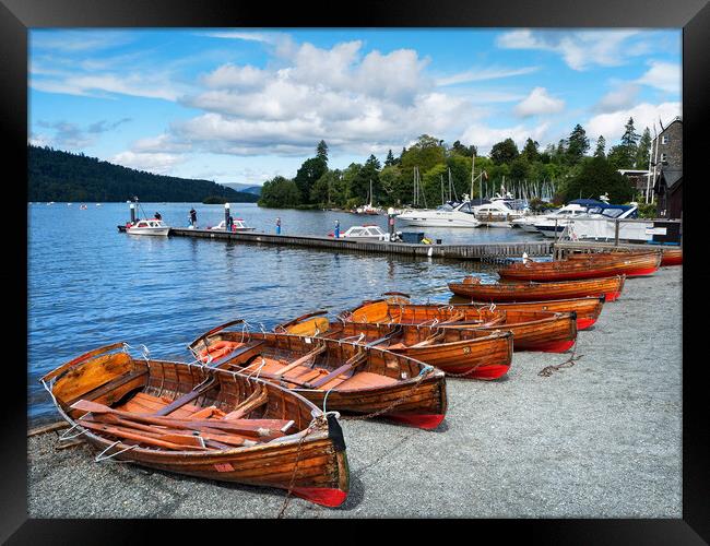 Bowness on Windermere Framed Print by Darren Galpin