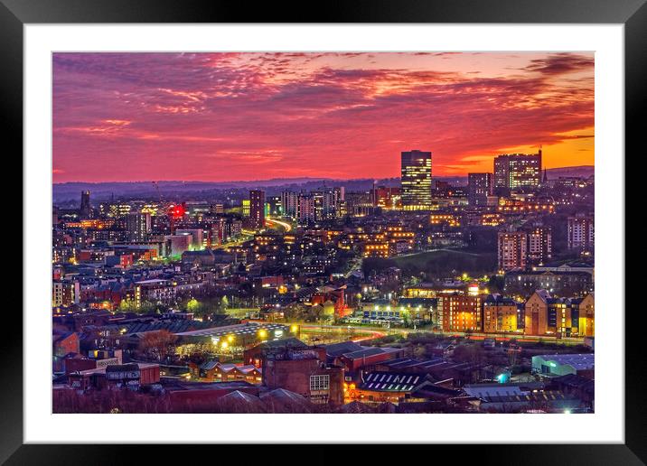  Sheffield  Framed Mounted Print by Darren Galpin