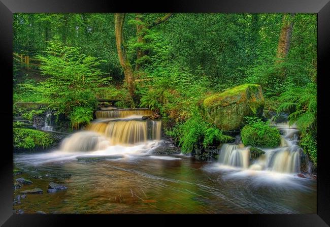 Third Coppice Weir, Rivelin  Framed Print by Darren Galpin