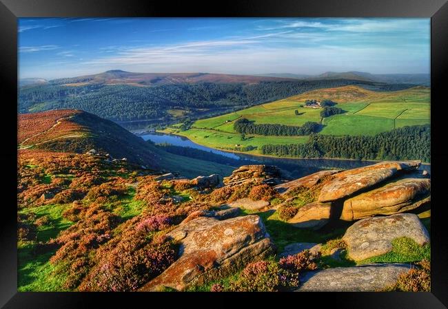 Ladybower View Framed Print by Darren Galpin