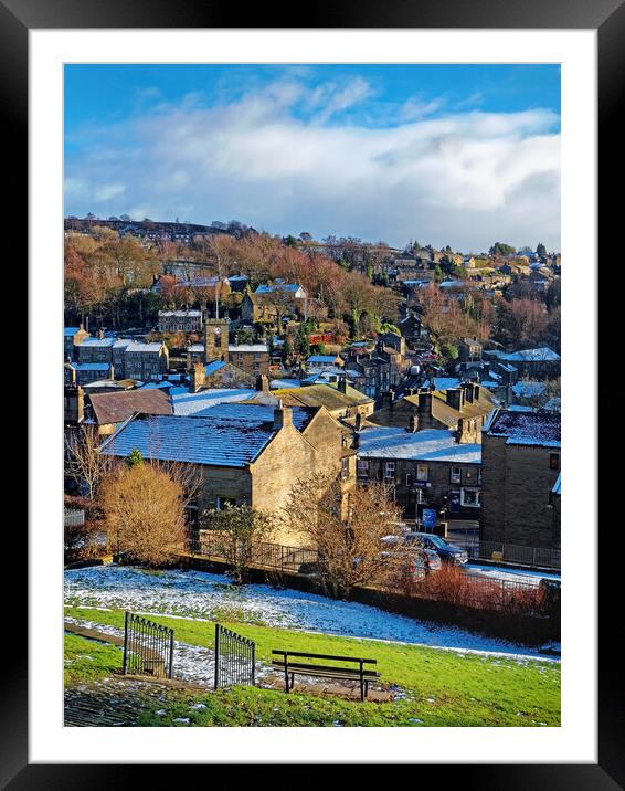 Holmfirth View Framed Mounted Print by Darren Galpin
