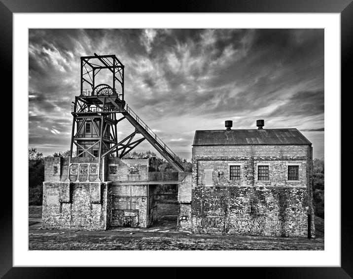 Barnsley Main Colliery  Framed Mounted Print by Darren Galpin