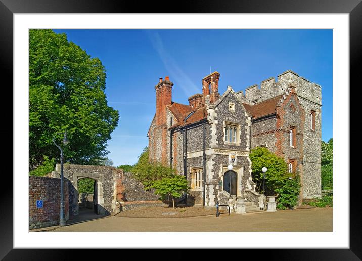 Tower House, Canterbury  Framed Mounted Print by Darren Galpin