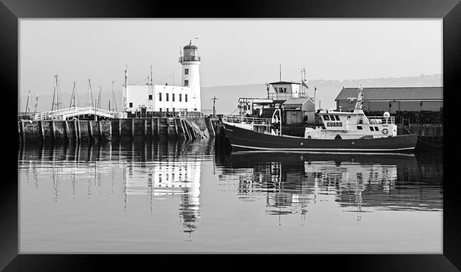 Scarborough Lighthouse  Framed Print by Darren Galpin