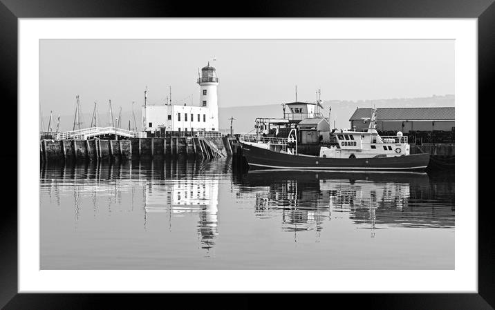 Scarborough Lighthouse  Framed Mounted Print by Darren Galpin