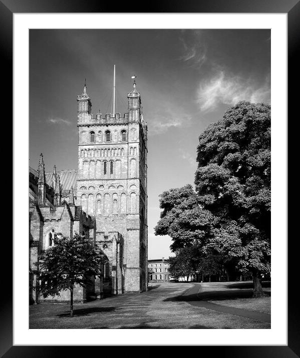 Exeter Cathedral  Framed Mounted Print by Darren Galpin