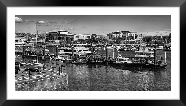 Entrance to the Barbican, Plymouth  Framed Mounted Print by Darren Galpin
