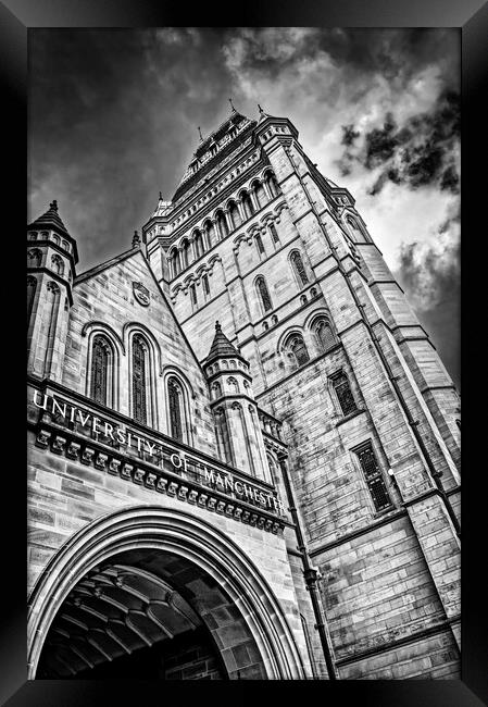 Whitworth Hall, University of Manchester Framed Print by Darren Galpin