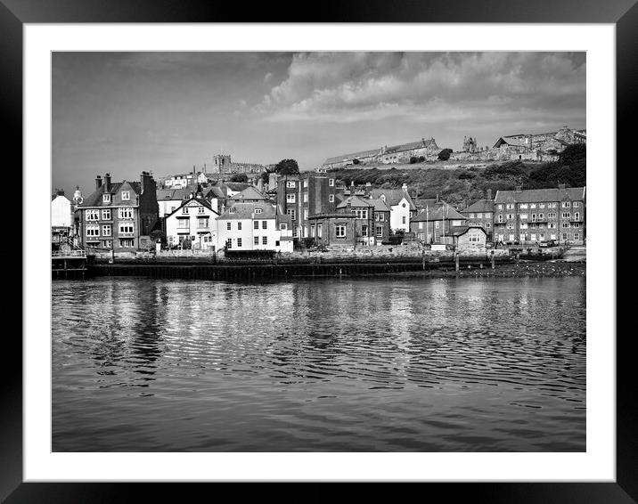 Whitby Harbour  Framed Mounted Print by Darren Galpin