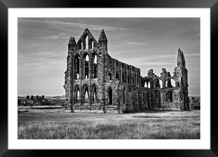 Whitby Abbey  Framed Mounted Print by Darren Galpin
