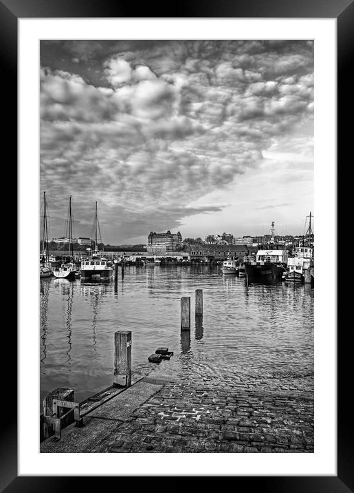 Scarborough Harbour  Framed Mounted Print by Darren Galpin