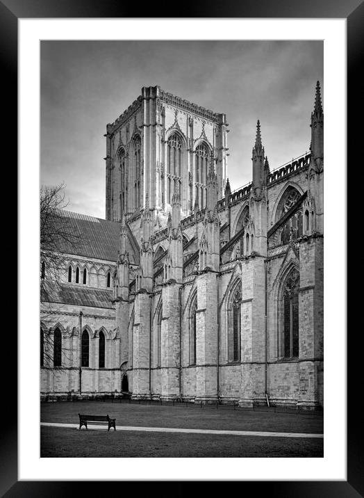 Central Tower, York Minster Framed Mounted Print by Darren Galpin