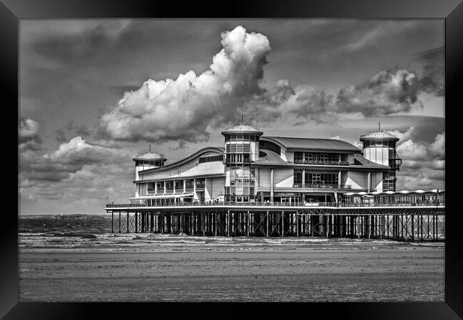 The Grand Pier Weston-super-Mare  Framed Print by Darren Galpin