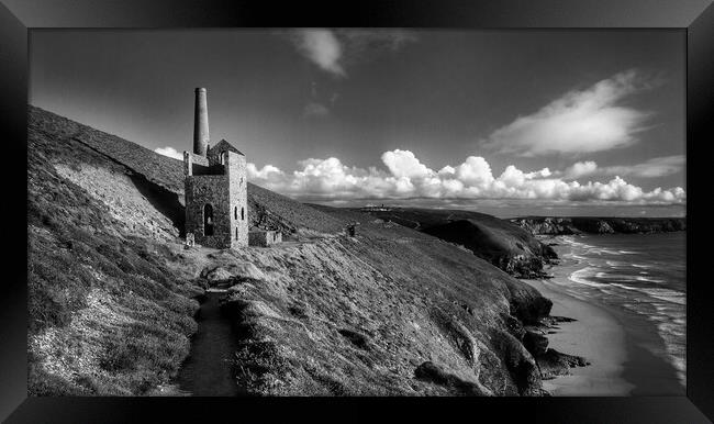 Wheal Coates & North Cornwall Coastline Framed Print by Darren Galpin