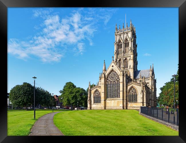 Doncaster Minster Framed Print by Darren Galpin