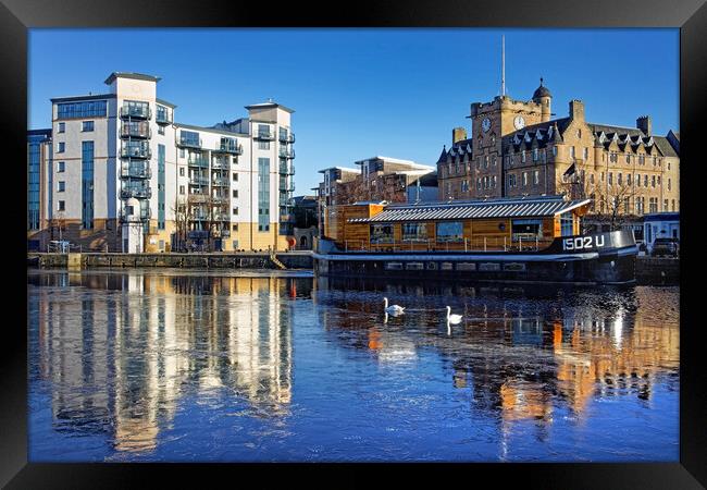 The Shore Leith Framed Print by Darren Galpin