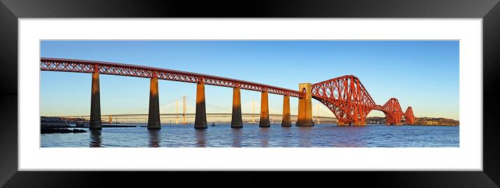 Forth Bridge Framed Mounted Print by Darren Galpin
