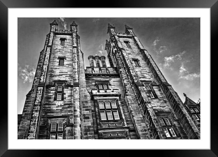 New College The University of Edinburgh Framed Mounted Print by Darren Galpin