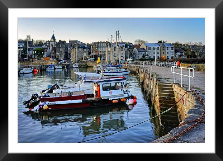 South Queensferry Harbour Framed Mounted Print by Darren Galpin