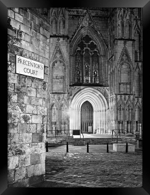 Precentors Court and York Minster Framed Print by Darren Galpin