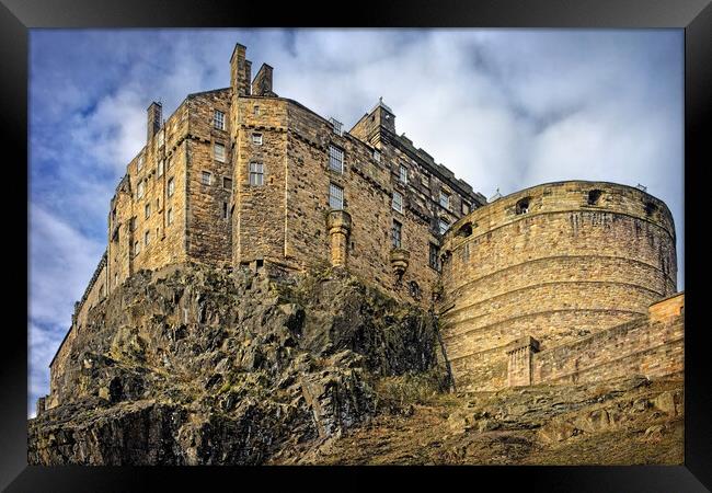 Edinburgh Castle Framed Print by Darren Galpin