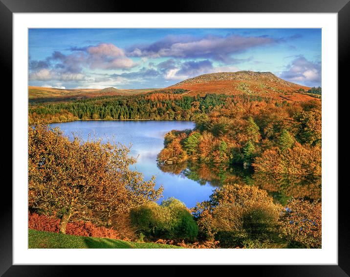 Dartmoor Burrator Reservoir  Framed Mounted Print by Darren Galpin