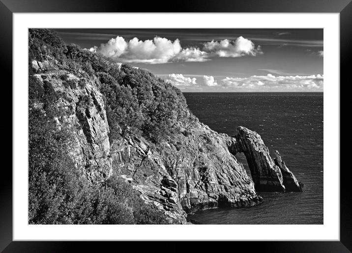 Torquay, London Bridge Arch Framed Mounted Print by Darren Galpin