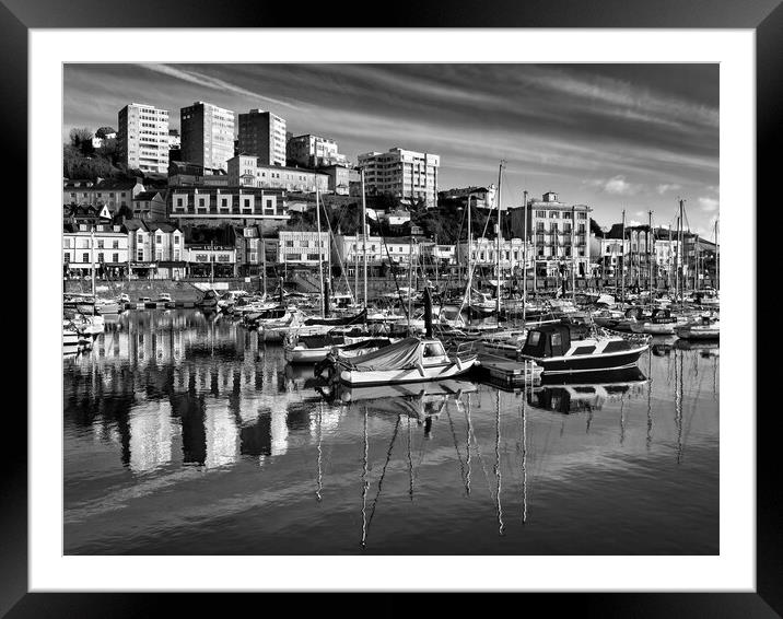 Torquay Harbour  Framed Mounted Print by Darren Galpin