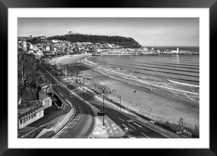 Scarborough South Bay Framed Mounted Print by Darren Galpin