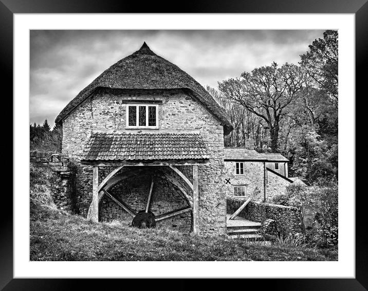 Uplyme Mill, Dorset Framed Mounted Print by Darren Galpin