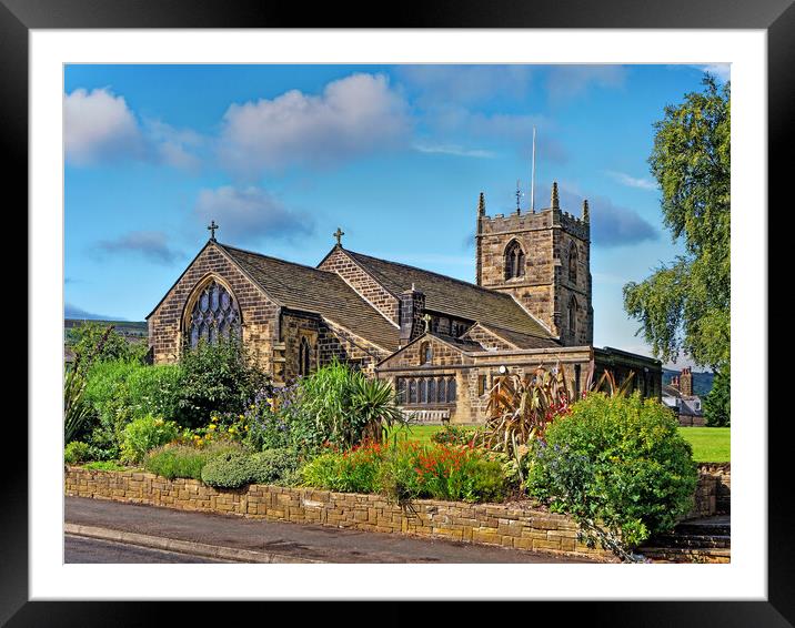 Ilkley All Saints Church Framed Mounted Print by Darren Galpin
