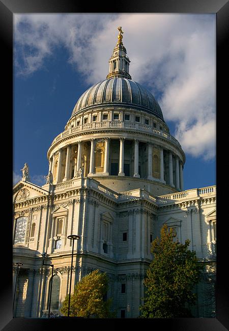 London St Pauls Cathedral Framed Print by Darren Galpin