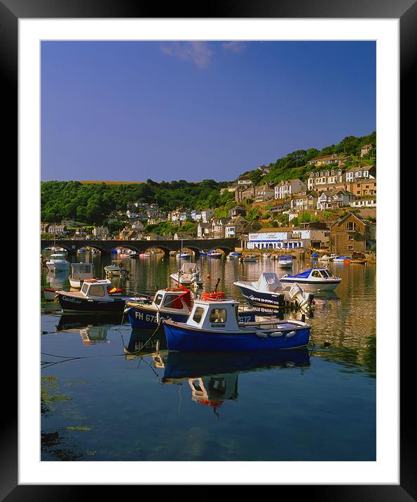 West Looe,River & Boats Framed Mounted Print by Darren Galpin