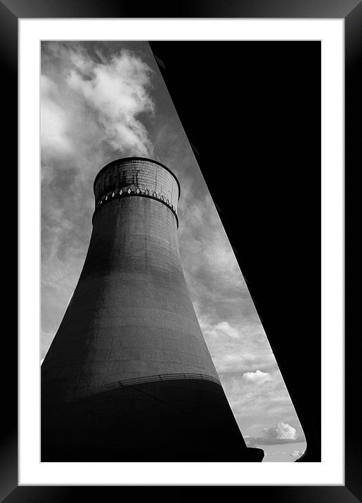 Tinsley Cooling Tower & M1 Framed Mounted Print by Darren Galpin