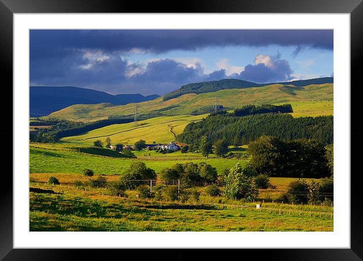 Annandale Near Lockerbie Framed Mounted Print by Darren Galpin