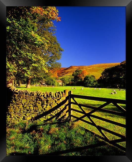 Countryside Near Edale Framed Print by Darren Galpin