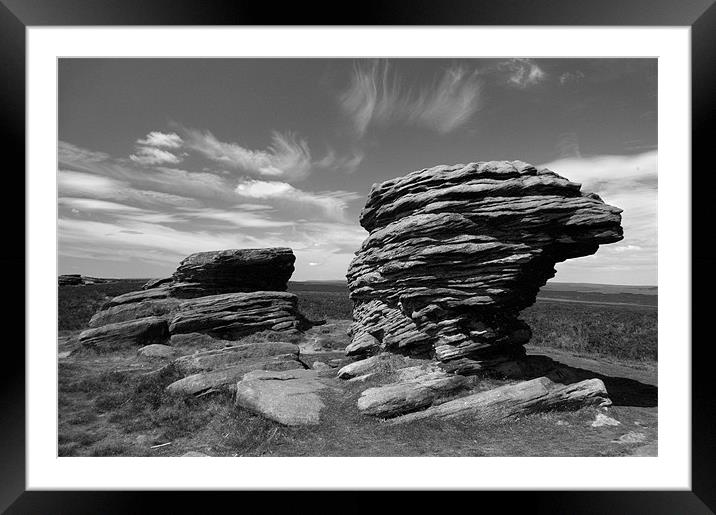 Ox Stones Framed Mounted Print by Darren Galpin