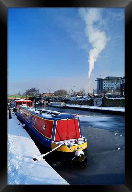 Sheffield Canal at Victoria Quays Framed Print by Darren Galpin