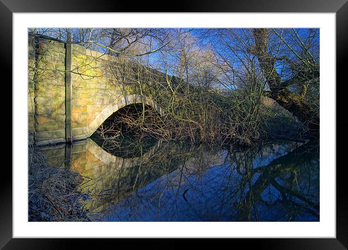 Pastures Road Bridge, Denaby Ings Nature Reserve Framed Mounted Print by Darren Galpin