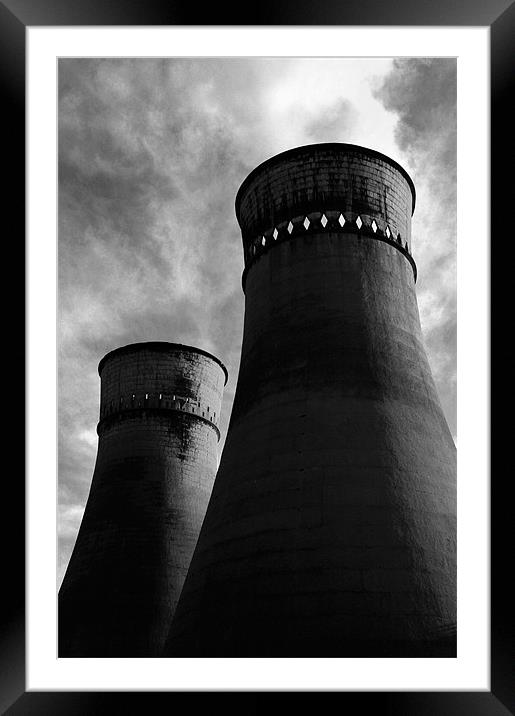 Tinsley Cooling Towers Framed Mounted Print by Darren Galpin