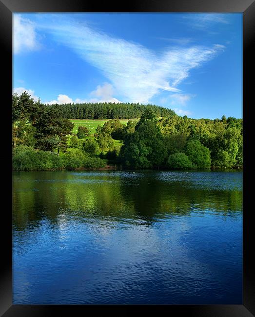 Dale Dyke Reservoir,South Yorkshire,Peak District Framed Print by Darren Galpin