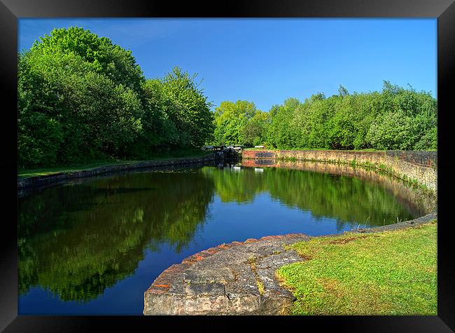 Canal Reflections Framed Print by Darren Galpin