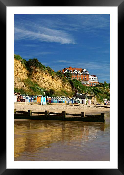Swanage Grand Hotel  Framed Mounted Print by Darren Galpin
