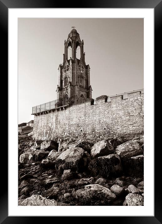 Wellington Clock Tower,Swanage Framed Mounted Print by Darren Galpin
