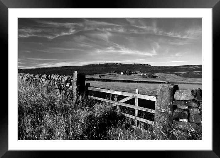 Gateway to Stanage Edge Framed Mounted Print by Darren Galpin