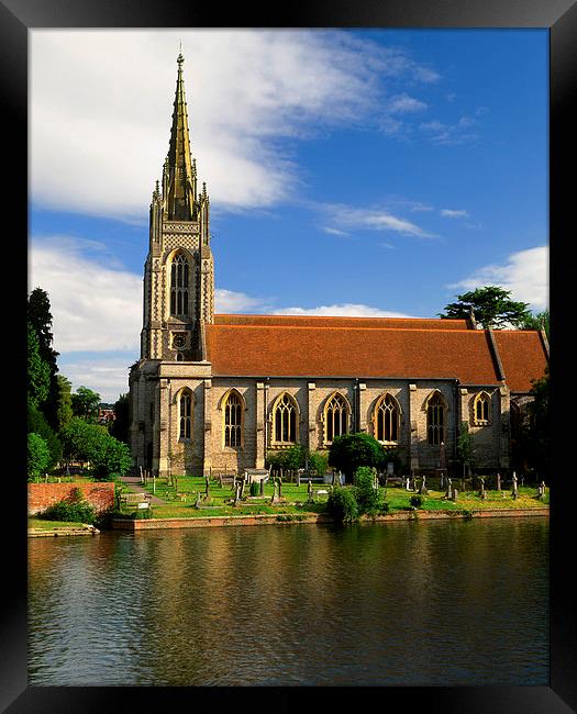 All Saints Church Marlow Framed Print by Darren Galpin